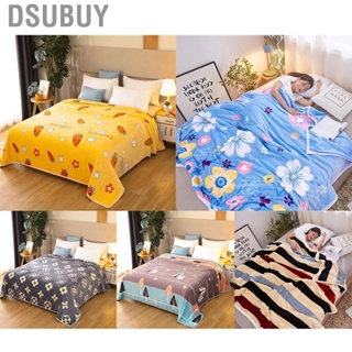 Dsubuy Throw  Cartoon Pattern Thickened Air Conditioning for Home Bedroom Office Travel