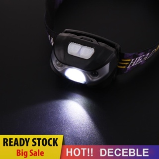 [Deceble.th] ไฟฉายสวมศีรษะ LED โมชั่นเซนเซอร์ ชาร์จ USB