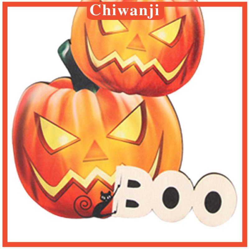 chiwanji-ป้ายไม้แขวน-ลายฟักทองฮาโลวีน-สําหรับตกแต่งบ้าน-ระเบียง-ประตูหน้าบ้าน