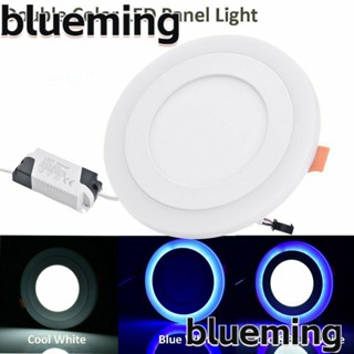 Blueming2 แผงไฟเพดาน LED 110V 220V บางพิเศษ สีขาว และสีฟ้า