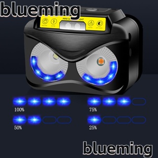 Blueming2 XPG+COB ไฟฉายคาดศีรษะ ABS ชาร์จ USB อเนกประสงค์ สีเหลือง สําหรับตกปลา