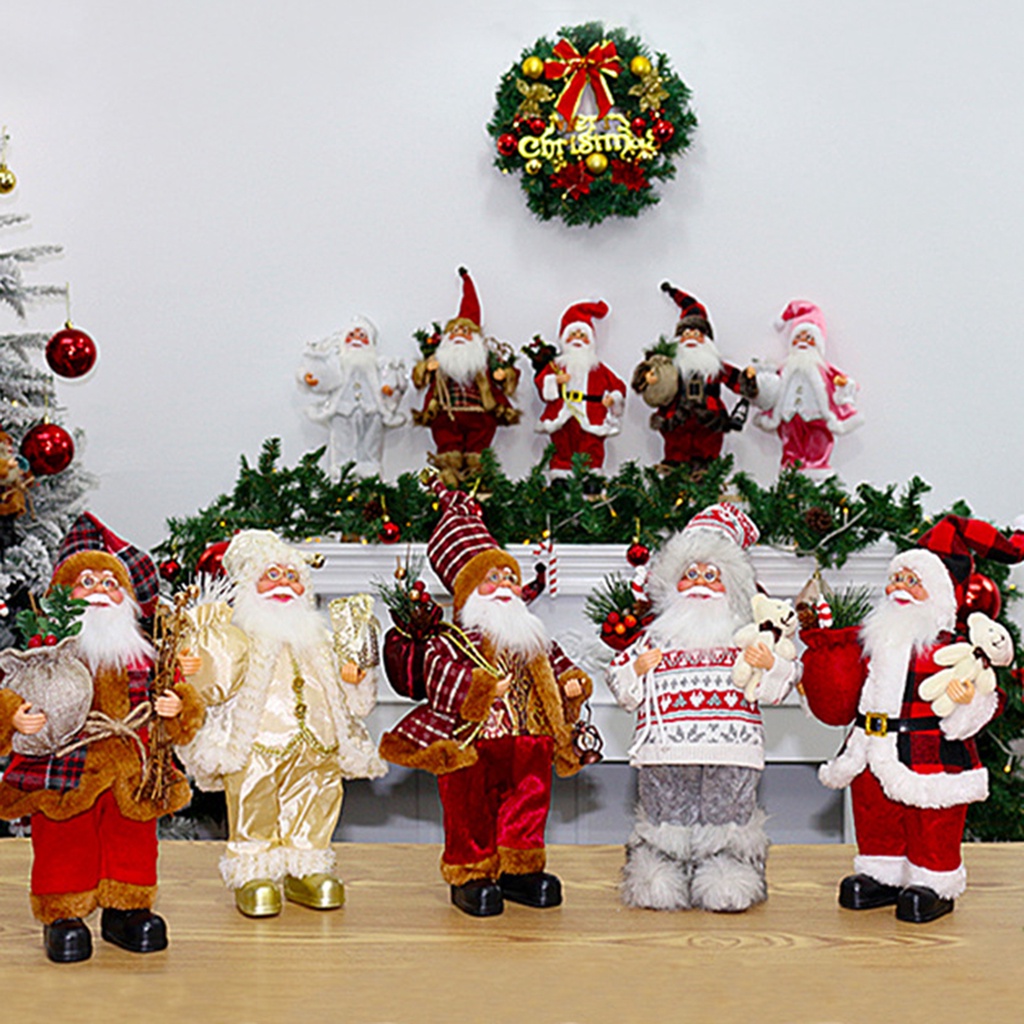 christmas-เครื่องประดับตกแต่งเทศกาลคริสต์มาส-รูปซานต้าน่ารัก-เหมือนจริง