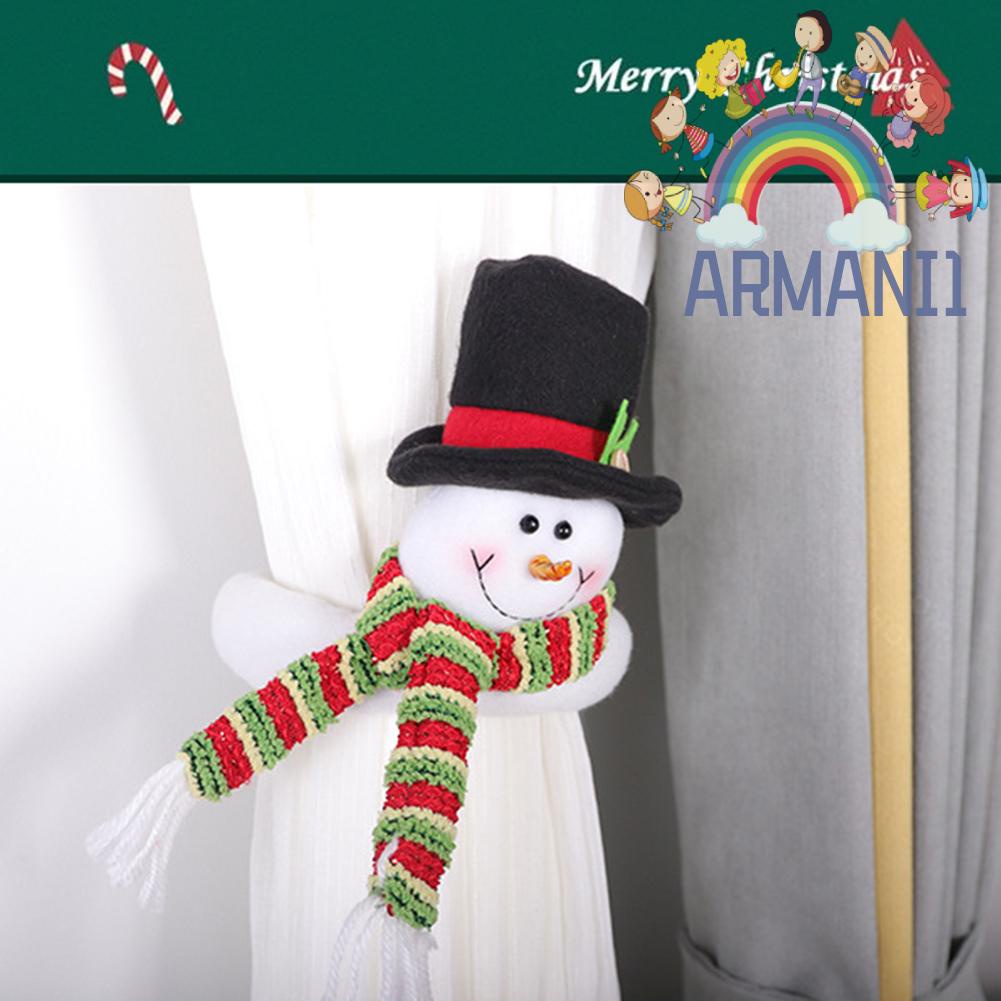 armani1-th-หัวเข็มขัดรัดผ้าม่าน-ลายการ์ตูนคริสต์มาส-มนุษย์หิมะ