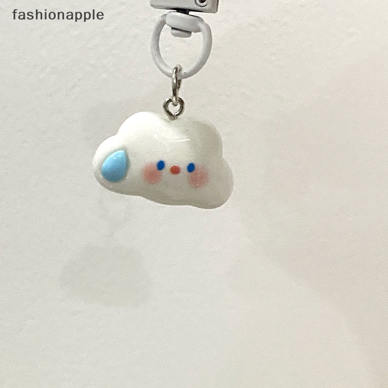 fashionapple-พวงกุญแจ-จี้ตุ๊กตาเรซิ่น-รูปการ์ตูนเมฆน่ารัก