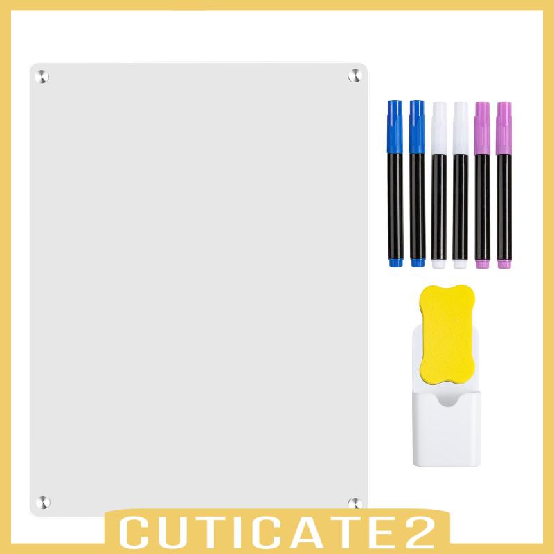 cuticate2-กระดานไวท์บอร์ดอะคริลิคใส-สําหรับวางแผนงานประชุม-ในตู้เย็น
