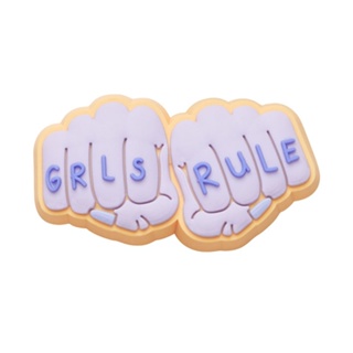 CROCS JIBBITZ SAYING! /Girls Rule ตุ๊กตาติดรองเท้า 10008233