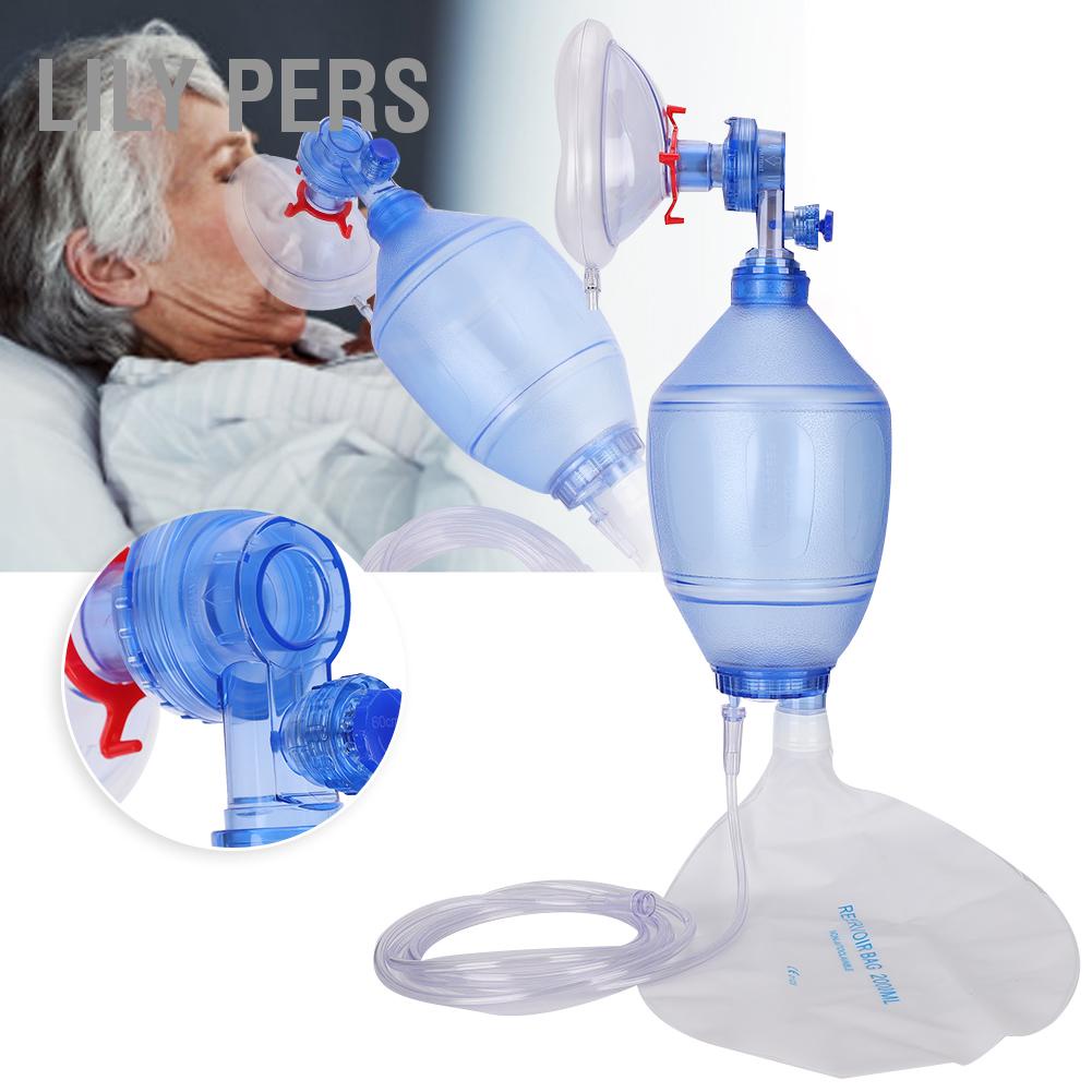 Lily PERS PVC Breathing Manual Resuscitator เครื่องช่วยหายใจฉุกเฉิน