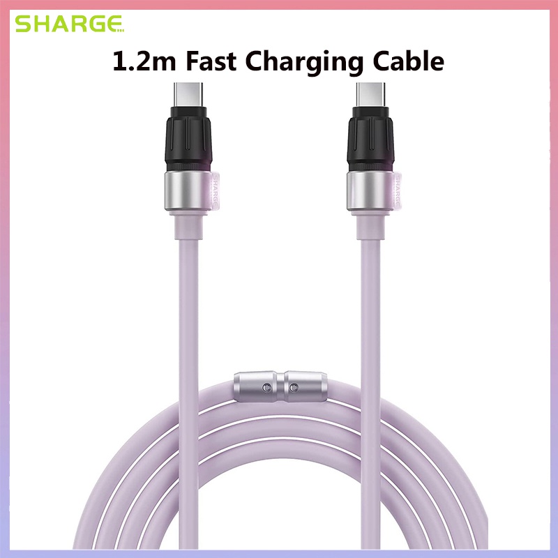 Sharge สายชาร์จ USB C เป็น USB C 240W 1.2 ม. ชาร์จเร็ว | Shopee Thailand