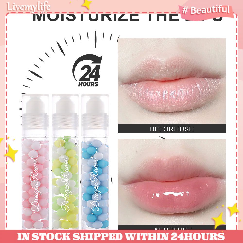 ♥ DRAGONRANEE Lip Oil Crystal Jelly Lip Oil Hydrating Plumping Lip