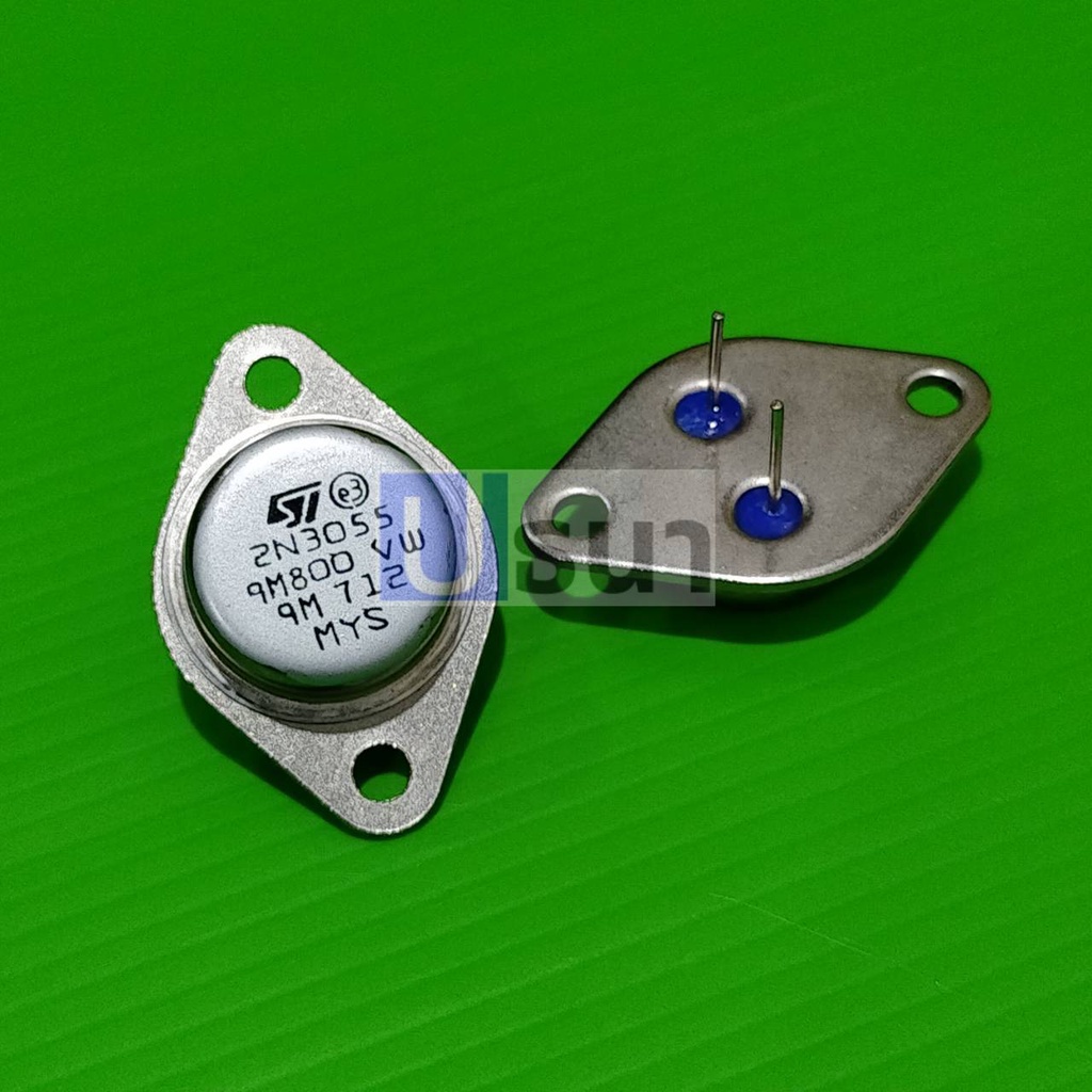 2N3055 (NPN) ทรานซิสเตอร์ เครื่องขยาย MJ2955 (PNP) AF Amp Audio Power ...