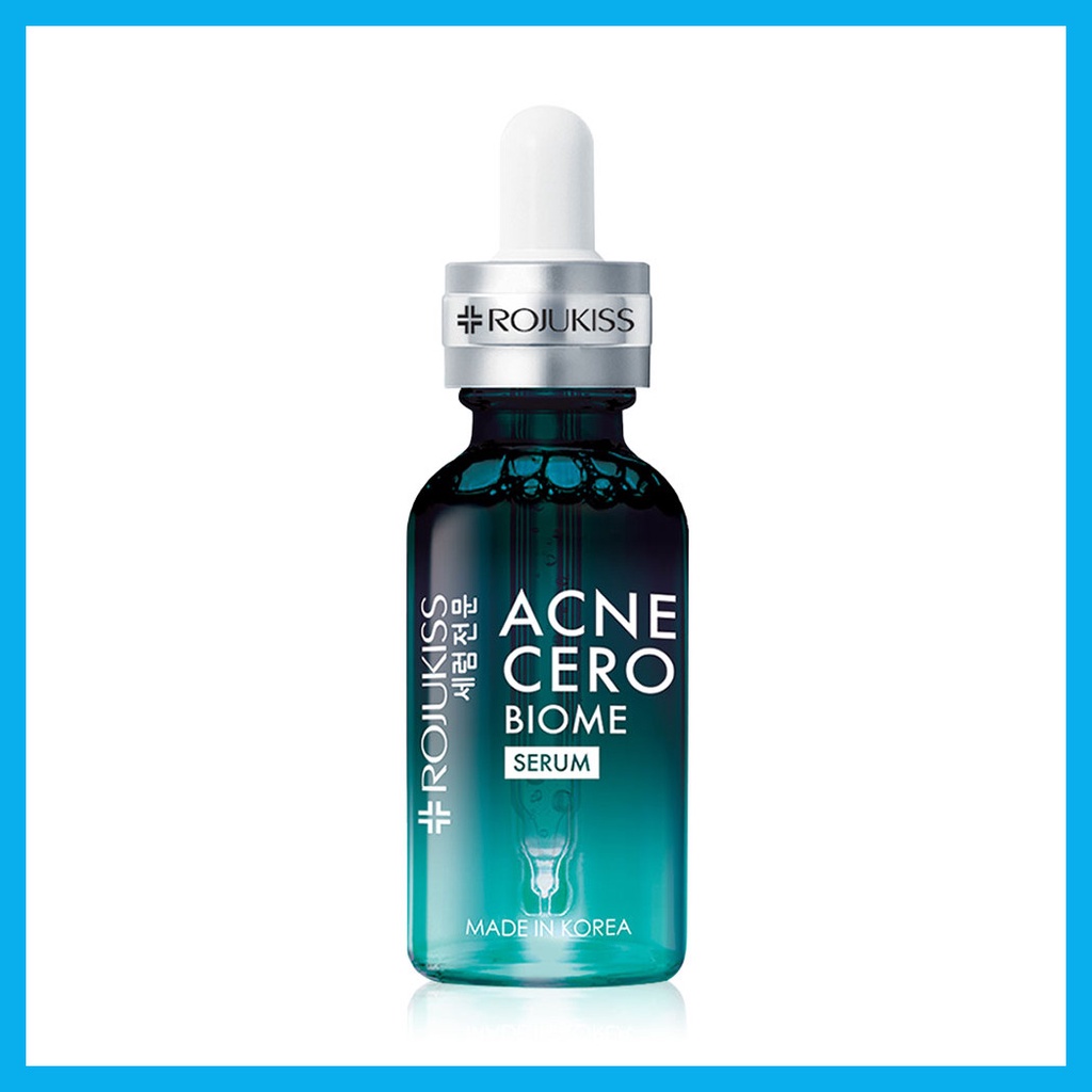 rojukiss-acne-cero-biome-serum-30ml-ผลิตภัณฑ์บำรุงผิวหน้าสำหรับผู้มีปัญหาสิว-ผิวมัน-รอยสิว-ไม่เป็นสิวง่ายอีก