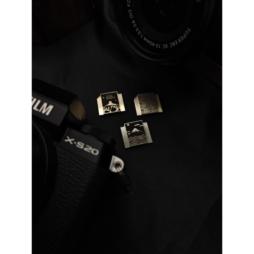 Fuji xs20 Hot Shoe Cover Nikon Canon Leica Metal Mount Fuji Cherry