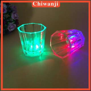 [Chiwanji] แก้วแชมเปญ มีไฟ LED สําหรับค็อกเทล บาร์ ปิกนิก งานแต่งงาน