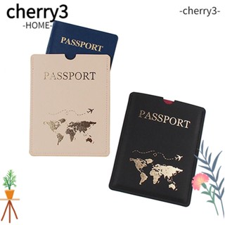 Cherry3 ซองใส่หนังสือเดินทาง หนัง PU กันน้ํา แบบพกพา