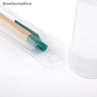 Blowgentlywind เคสพลาสติก เนื้อแมตต์ สําหรับใส่ปากกา 10 ชิ้น BGW