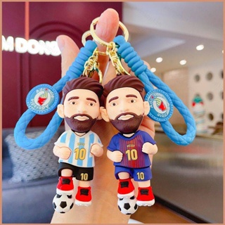 พวงกุญแจ จี้ตุ๊กตาการ์ตูน Lionel Messi FC Barcelona Argentina Jerseys 23 สําหรับเด็ก