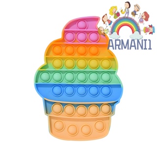 [armani1.th] ซิลิโคนไอศกรีม ผลักดัน ฟองสบู่ ของเล่นออทิสติก เด็ก ของเล่นเพื่อการศึกษาทางประสาทสัมผัส