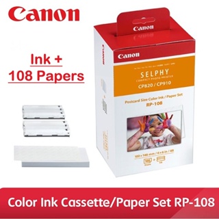 Canon RP-108 Color Ink Cassette Paper Set Wireless Compact Photo Printer