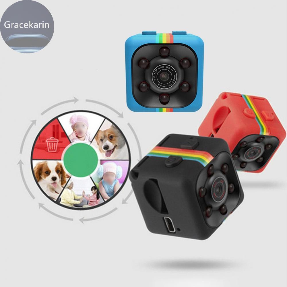 【GRCEKRIN】กล้องบันทึกวิดีโอ Dvr DC 5V SQ11 1080P คุณภาพสูง อุปกรณ์เสริม ...