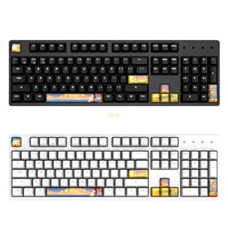 ปุ่มกดคีย์บอร์ด OEM PBT ย้อมสี สําหรับคีย์บอร์ด Mechanical