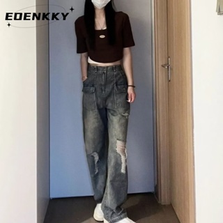 EOENKKY  เกงกางยีนส์ กางเกงขายาว กางเกง 2023 NEW  ทันสมัย Chic ทันสมัย Unique C97BEA9 36Z230909