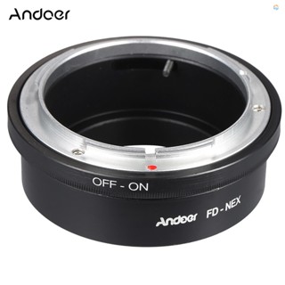 {Fsth} Andoer FD-NEX Adapter Ring Lens Mount for Canon FD Lens to Fit for  NEX E Mount Digital Camera Body