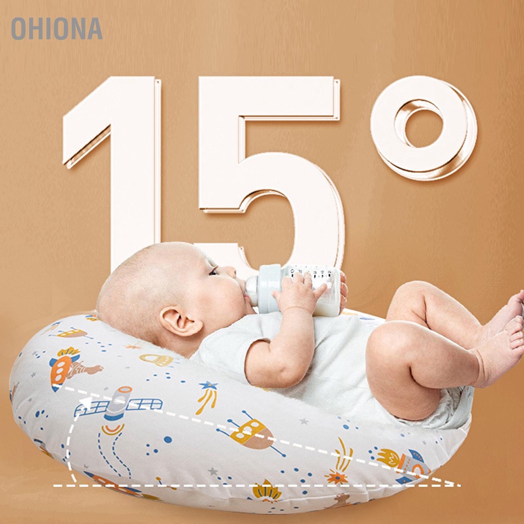 ohiona-หมอนพยาบาลเด็กนอนให้อาหารให้นมเบาะป้องกันอาการคลื่นไส้นมเอียงหมอนให้อาหารสำหรับทารกแรกเกิด