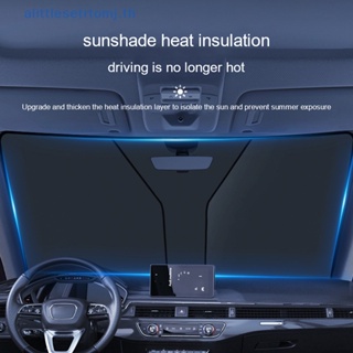 Alittlese ม่านบังแดดกระจกหน้ารถยนต์ สะท้อนแสง UV TH