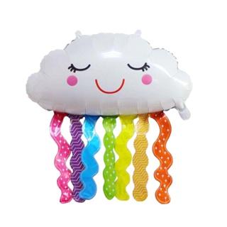 Reusable Gift Festival For Kids Home Decor Birthday Party Extra Large Indoor Outdoor Rainbow Cloud Foil Balloon