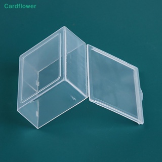 &lt;Cardflower&gt; กล่องใส ทรงสี่เหลี่ยม ขนาดเล็ก สําหรับใส่เครื่องประดับ ลูกปัด ของจิปาถะ ตกปลา ลดราคา