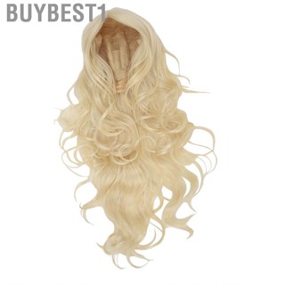 Buybest1 Long Curly Hair Wig  Safe High Density Heat Resistant Large Wave for Cosplay