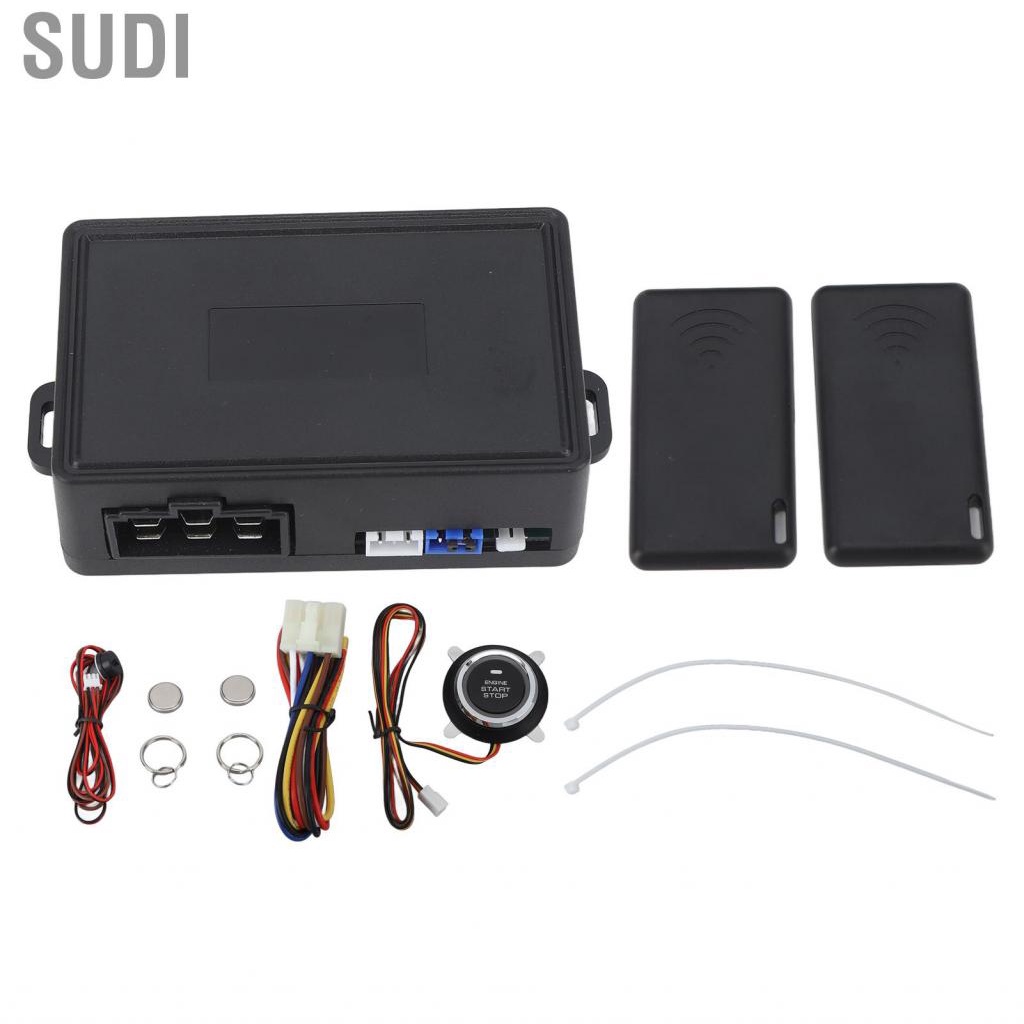 Sudi Car Keyless Entry System Theft DC 12V Distance Detection Engine