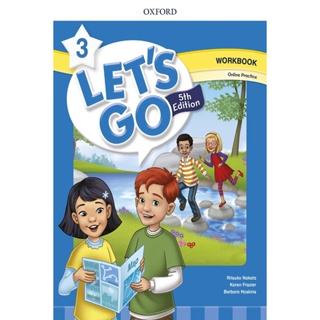 Bundanjai (หนังสือเรียนภาษาอังกฤษ Oxford) Lets Go 5th ED 3 : Workbook with Online Practice (P)