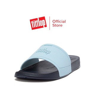 FITFLOP IQUSHION รองเท้าแตะแบบสวมผู้ชาย รุ่น EQ4-A16 สี Sky Blue/Midnight Navy