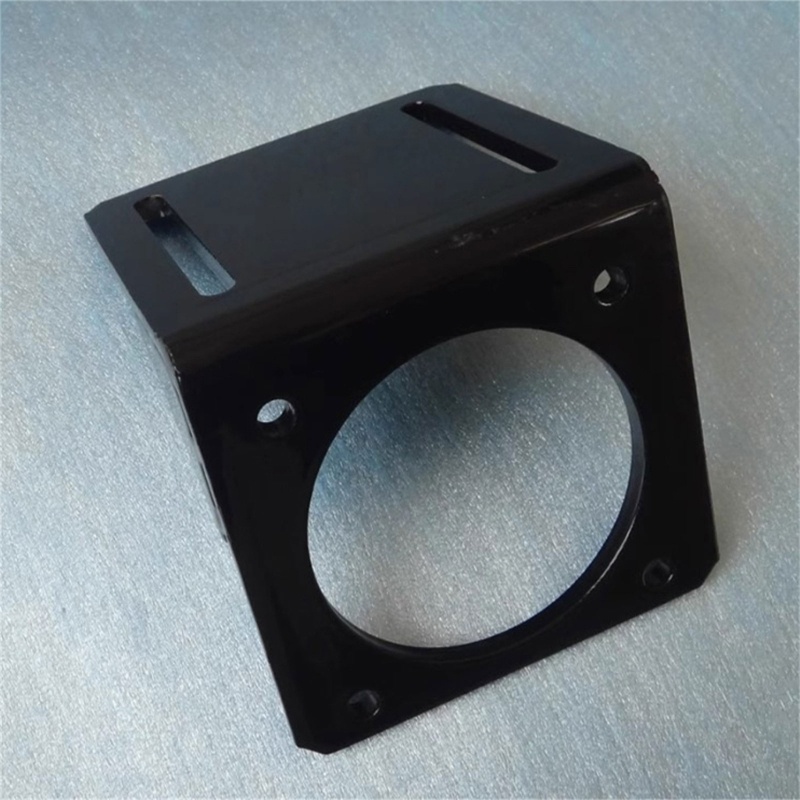 NEMA 34 Stepper Motor Mounting Bracket – 86mm Fixed Seat L-Bracket, Steel Construction For CNC, 3D Printers & Industrial Automation