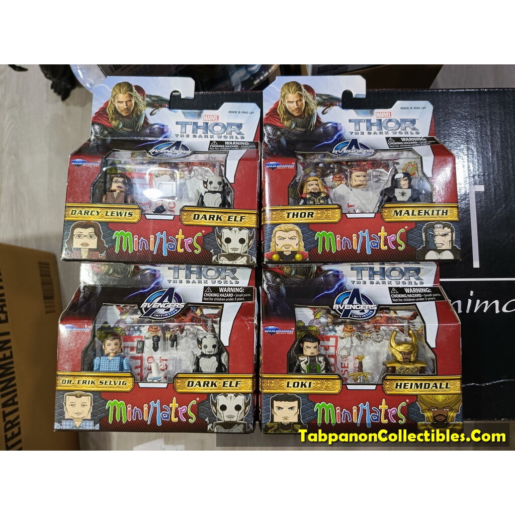 Minimates Marvel Wave 53 Thor The Dark World 2-Pack of 4 Set | Shopee ...
