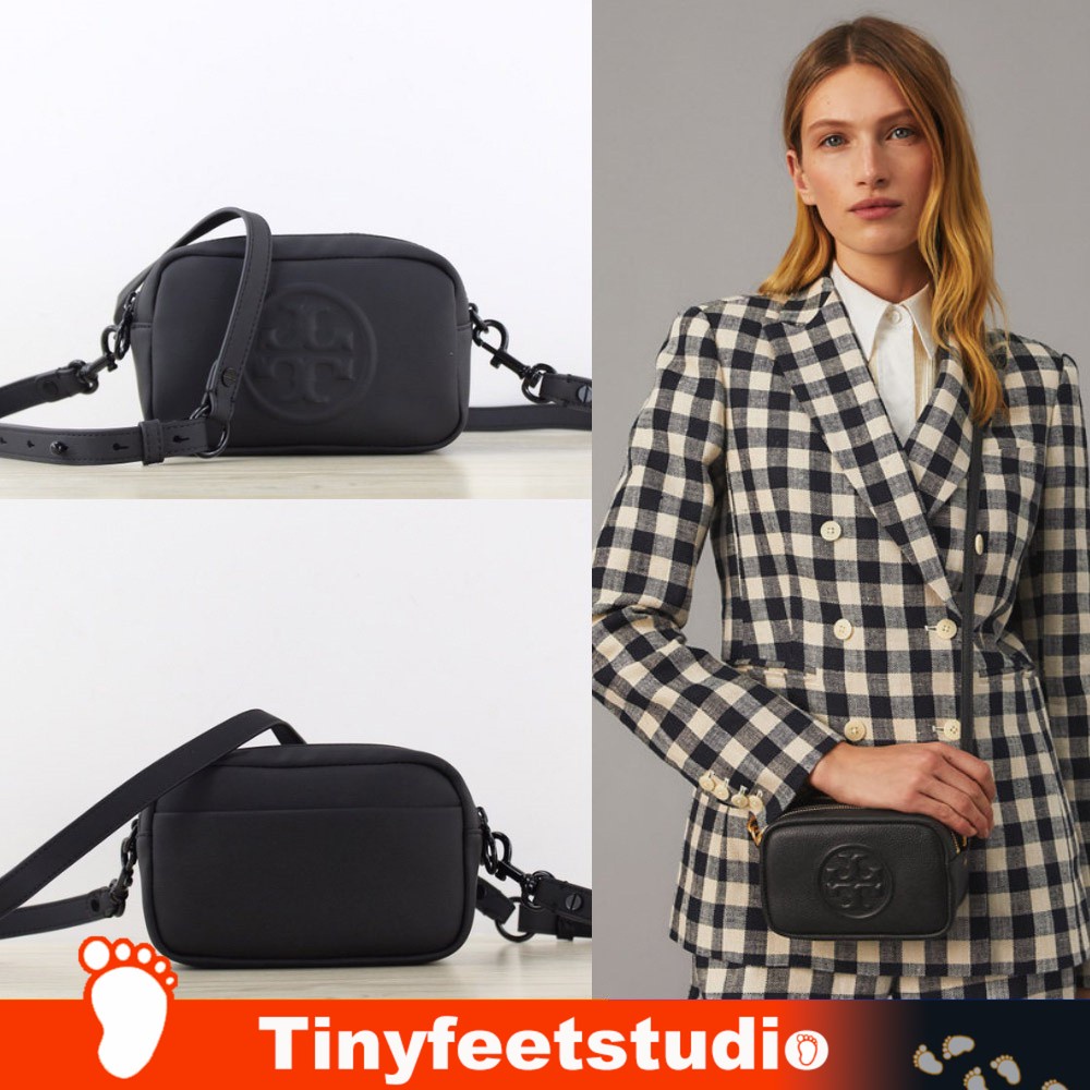 TB Perry Bombe Matte Leather Mini Bag Women Crossbody Sling Camera Beg