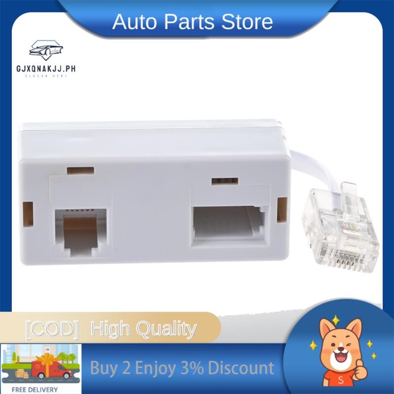 Rj45 ปลั๊กอะแดปเตอร์โทรศัพท์แยกรอง BT RJ11 | Shopee Thailand