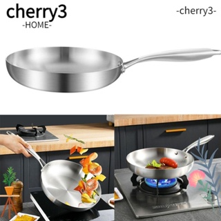 Cherry3 กระทะสเตนเลส 304 หนา 0.23 มม. 3 ชั้น สําหรับทําอาหาร