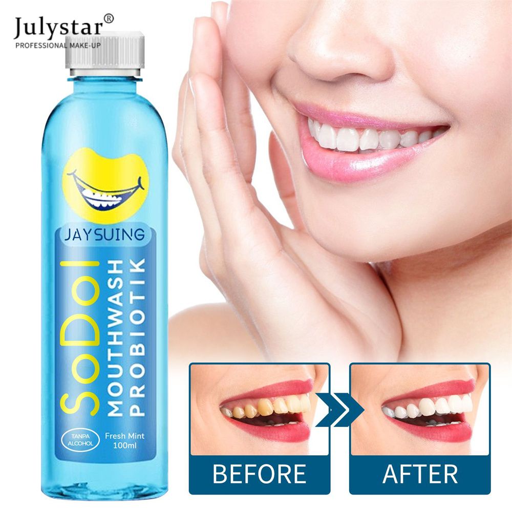 julystar-100ml-น้ำยาบ้วนปากฟันคราบกำจัดกลิ่นปากสดทำความสะอาดช่องปาก-keep-oral-health