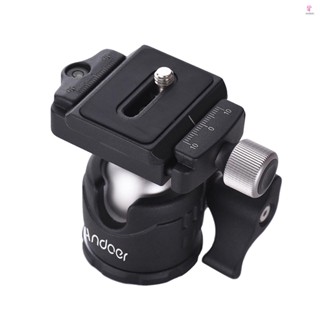 Andoer Mini Tabletop Ball Head 360 Degree Video Tripod Ballhead Mount with Quick Release Plate for Samsung  and   6/5/4/3+