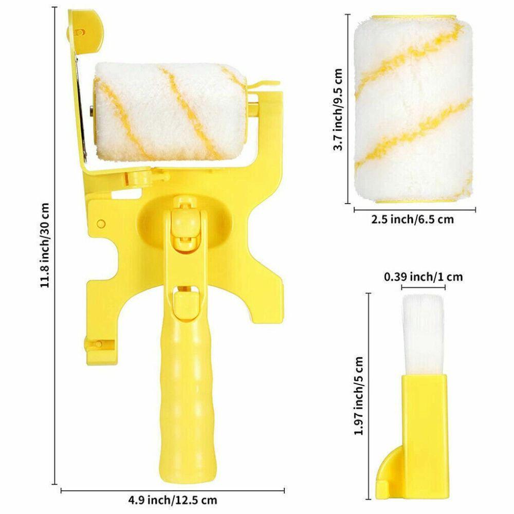 banana1-แปรงลูกกลิ้งพลาสติก-อเนกประสงค์-31-ซม-แบบพกพา-สําหรับตัดขอบเพดาน-บ้าน