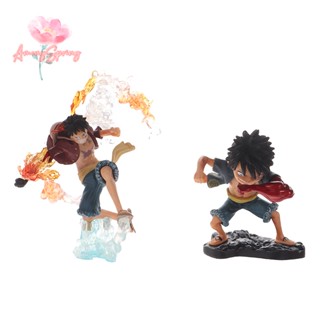 Amongspring&gt; ใหม่ ฟิกเกอร์ One Piece Monkey.D.luffy แฮนด์เมด ของเล่นสําหรับเด็ก