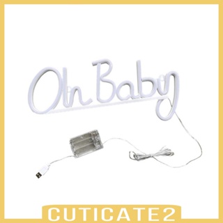 [Cuticate2] โคมไฟนีออน LED รูปป้ายไฟนีออน สร้างสรรค์ สําหรับตกแต่งผนัง บาร์ ในร่ม ห้องพักผ่อน วันหยุด