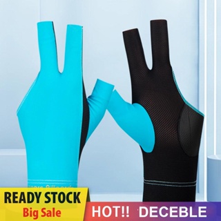 [Deceble.th] ถุงมือบิลเลียด ระบายอากาศ กันลื่น น้ําหนักเบา สําหรับฝึกเล่นสมาธิ 1 ชิ้น