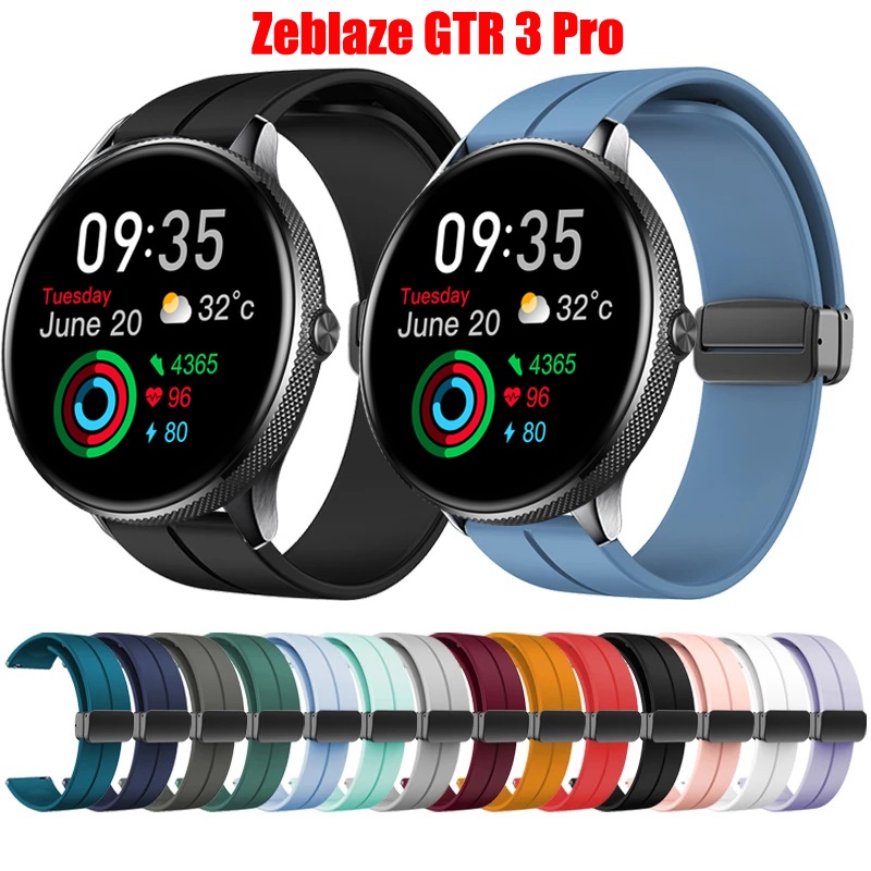 สายนาฬิกาข้อมือซิลิโคน-แบบแม่เหล็ก-พับได้-สําหรับ-zeblaze-gtr-3-pro-zeblaze-gtr-3-pro