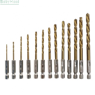 【Big Discounts】Drill Bits 13pcs/set Accessories Drilling Fittings For Wood Aluminum HSS#BBHOOD