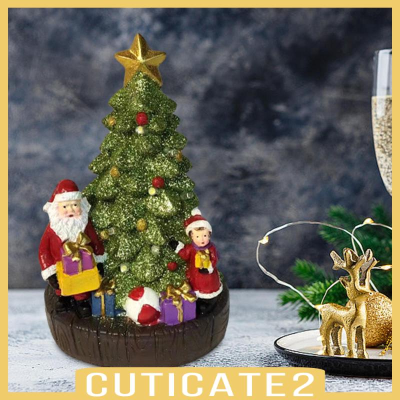 cuticate2-ฟิกเกอร์เรซิ่น-รูปปั้นคริสต์มาส-ขนาดเล็ก-สําหรับตกแต่งสวน-เทศกาลคริสต์มาส