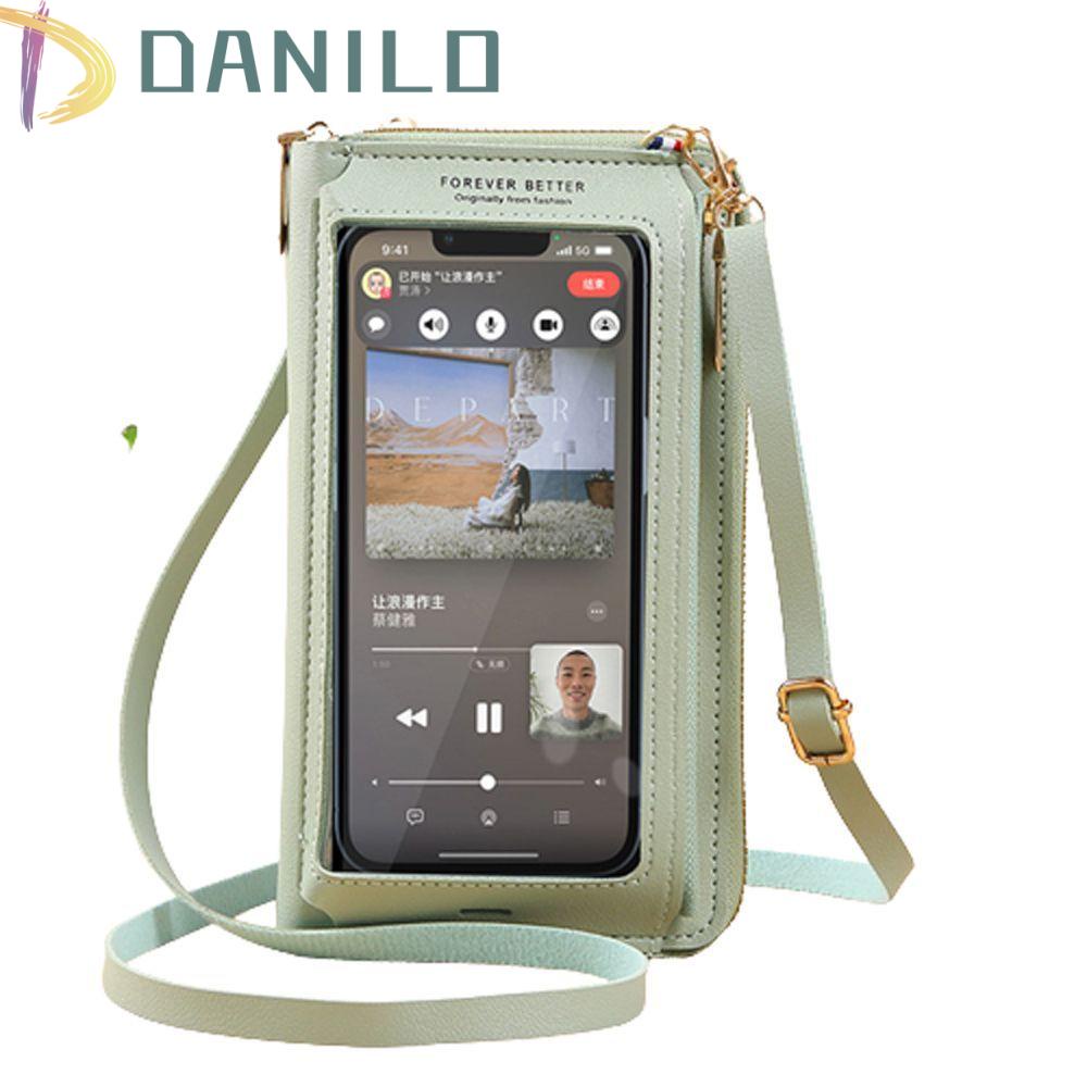 danilo-กระเป๋าสะพายไหล่-สะพายข้าง-หนัง-pu-หรูหรา-เรียบง่าย-สําหรับใส่โทรศัพท์มือถือ