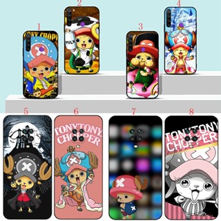 เคสโทรศัพท์มือถือแบบนิ่ม ลาย Tony Tony Chopper สีดํา สําหรับ Redmi Note 9 9S 9 Pro 9 Pro Max 9T 10 10 Pro 4G H19